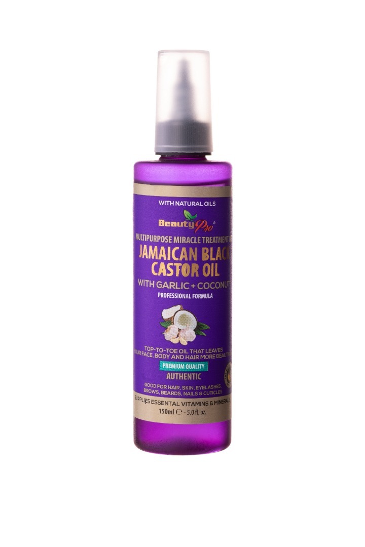 Jamaican Coconut Black Castor Oil 4oz / 118ml - Reines Schwarzes Kastoröl Mit Kokosnuss